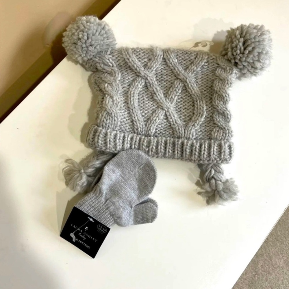 Laura Ashley hat and gloves